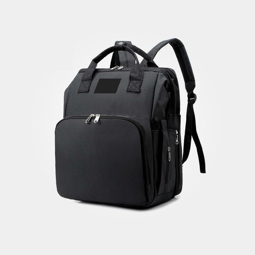 Convertible Diaper Bag Backpack With Portable Baby Bed