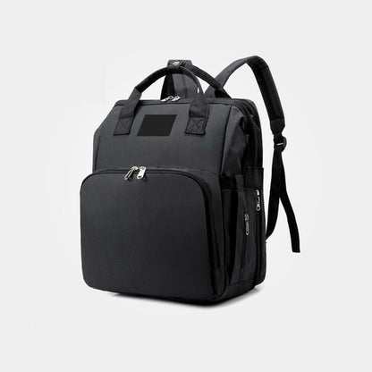 Convertible Diaper Bag Backpack With Portable Baby Bed